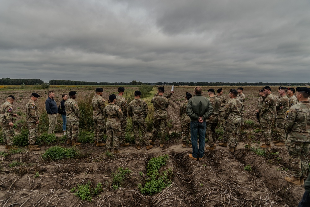 101st Airborne Division (Air Assault) Soldiers Attend a Staff Ride and Hear from a Citizen Who Experienced the Operation