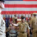 Abraham Lincoln hosts a chief pinning ceremony