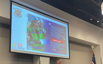 USACE LA District commander underscores wildfire recovery, partnerships at NAWIC gala