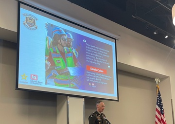 USACE LA District commander underscores wildfire recovery, partnerships at NAWIC gala