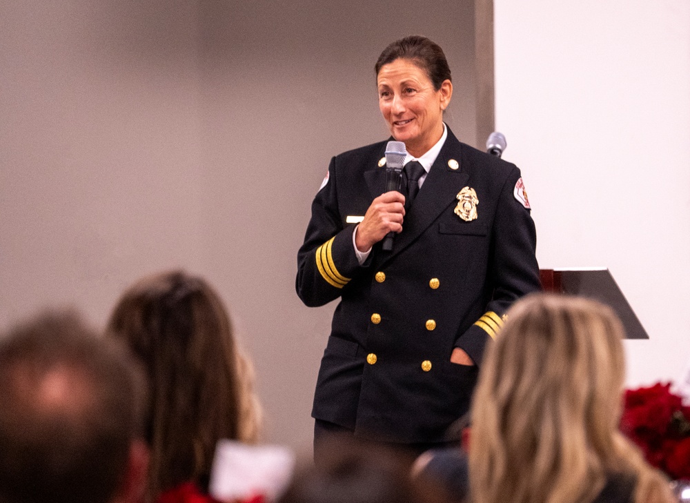 USACE LA District commander underscores wildfire recovery, partnerships at NAWIC gala