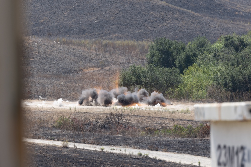 MWSS-372; MCB Camp Pendleton Marines test charges at Demolition Range