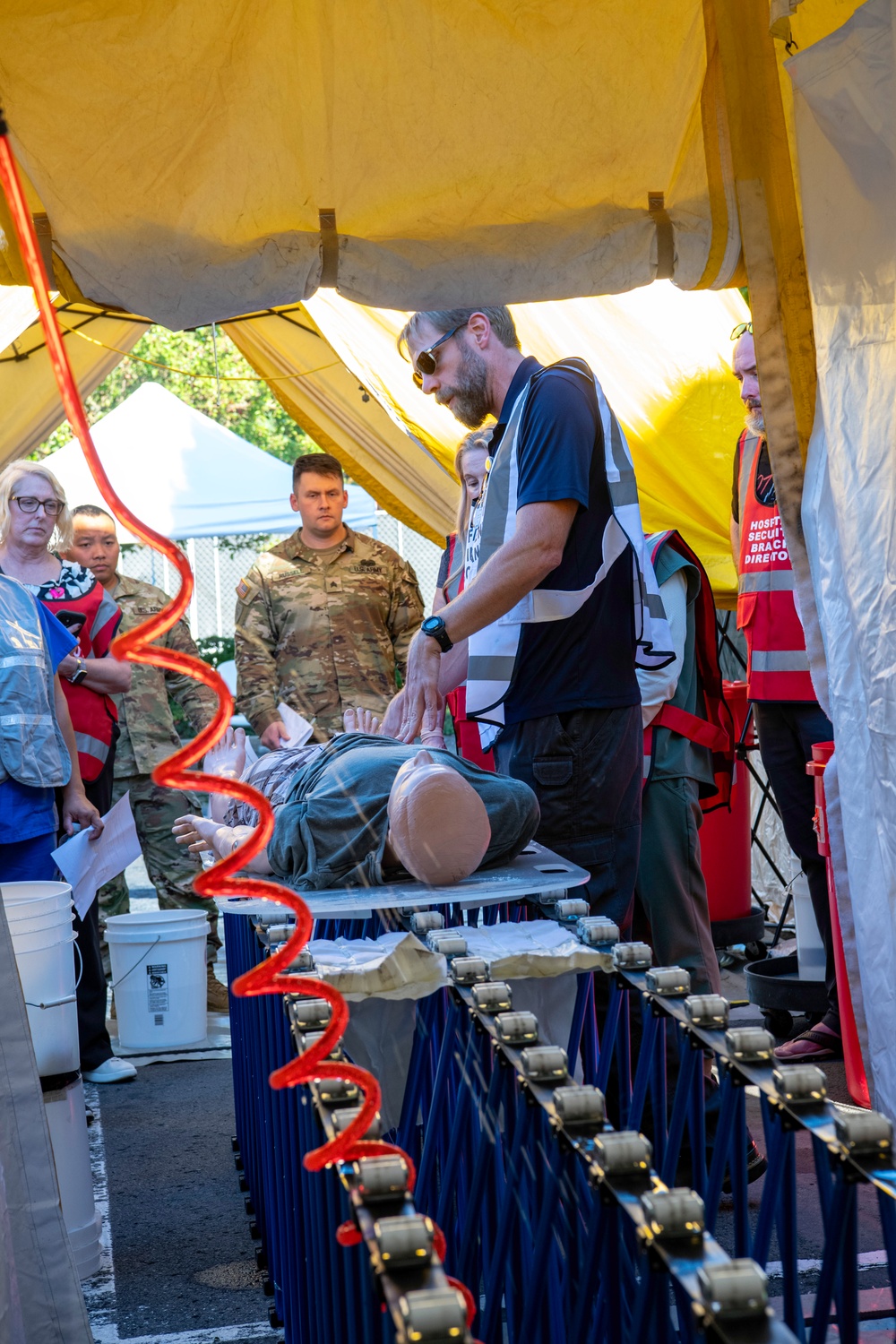 Oregon National Guard conducts medical response training with civilian partners