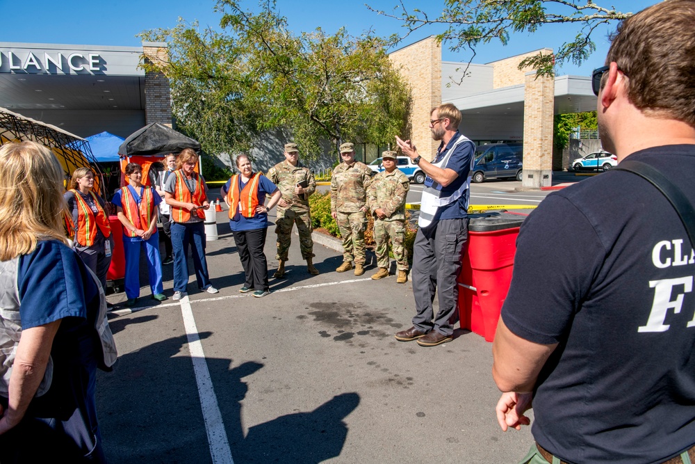 Oregon National Guard conducts medical response training with civilian partners