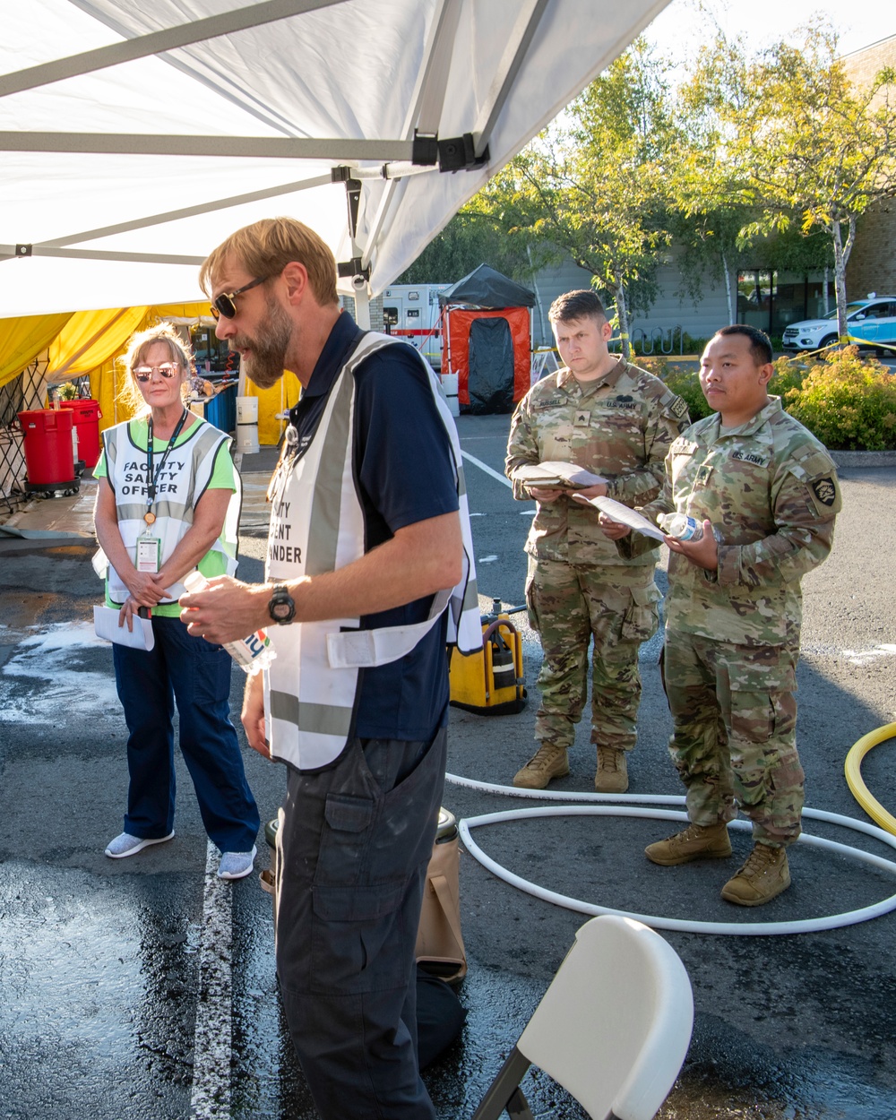 Oregon National Guard conducts medical response training with civilian partners