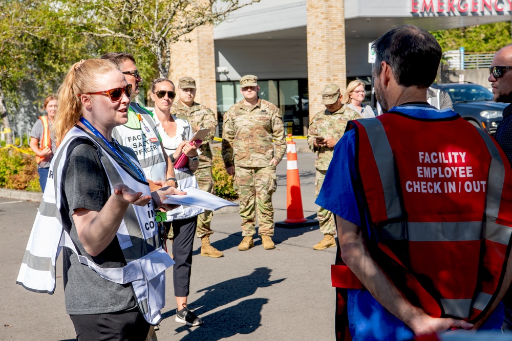 Oregon National Guard conducts medical response training with civilian partners