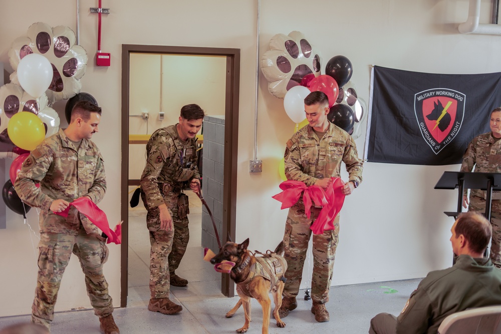 Military Working Dog kennels reopen after two years
