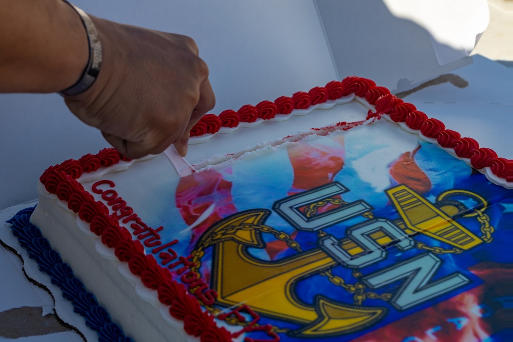 1st Marine Division holds chief pinning ceremony for Marines and Sailors across I MEF