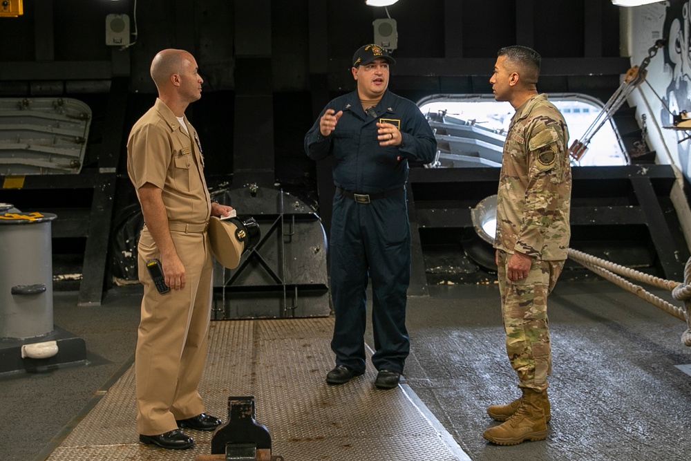 Tripoli Hosts USFJ SEL, Chief Master Sgt. Carlos Damian