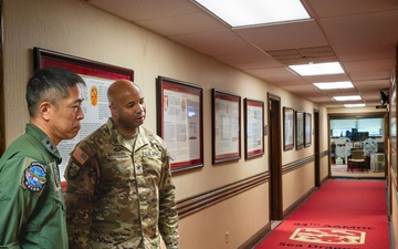 Maj. Gen. Hiroyuki Uemura visits 94th AAMDC headquarters