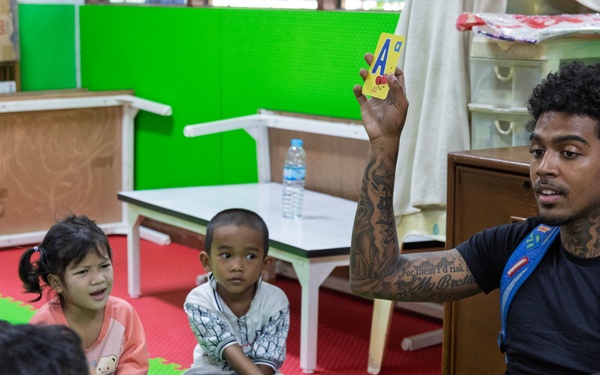 USNS Amelia Earhart Crew Fosters Connections with Children in  Thailand