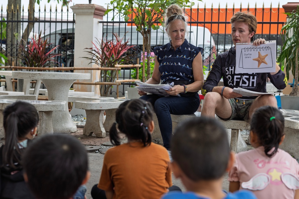 USNS Amelia Earhart Crew Fosters Connections with Children in  Thailand