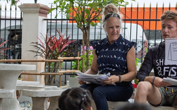 USNS Amelia Earhart Crew Fosters Connections with Children in  Thailand