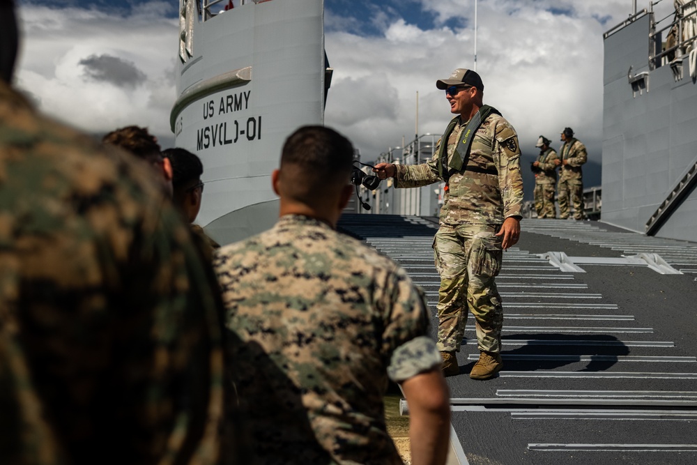 3rd LCT conducts beach rehearsals with U.S. Army MSV(L)