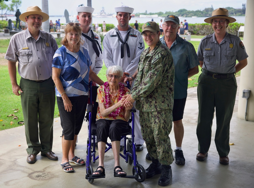WWII Nurse Transfers Bullet, a symbol of love and the resilience of the greatest generation, to Pearl Harbor National Memorial Museum