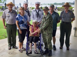 WWII Nurse Transfers Bullet, a symbol of love and the resilience of the greatest generation, to Pearl Harbor National Memorial