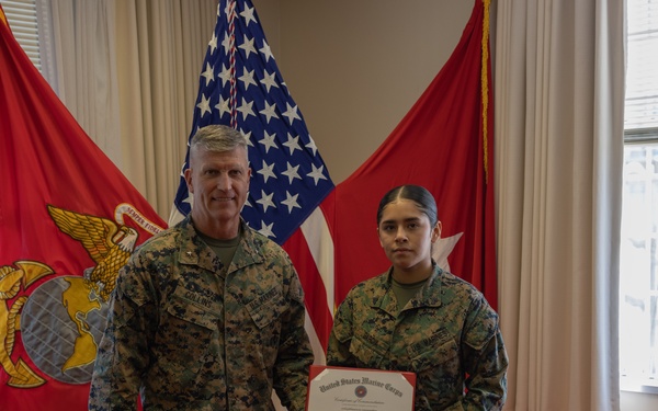 U.S. Marines and Sailors with 3rd MLG are Recognized for Exceptional Performance