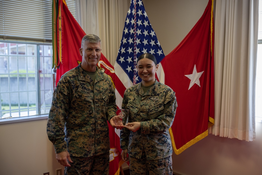 U.S. Marines and Sailors with 3rd MLG are Recognized for Exceptional Performance