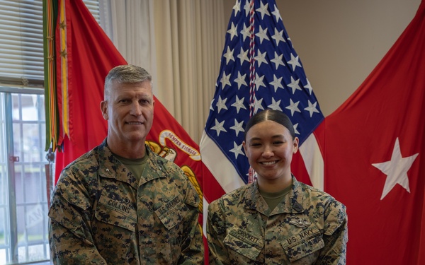 U.S. Marines and Sailors with 3rd MLG are Recognized for Exceptional Performance