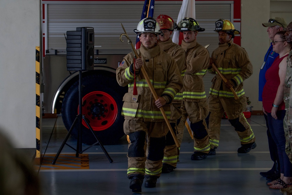 Never forget: Kadena firefighters lead 9/11 remembrance