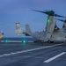 MRF-D 25.3: VMM-363 MV-22Bs conduct night flight ops aboard the USS Miguel Keith