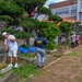 U.S. service members beautify Okinawan school grounds during volunteer project