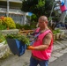 U.S. service members beautify Okinawan school grounds during volunteer project