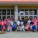 U.S. service members beautify Okinawan school grounds during volunteer project