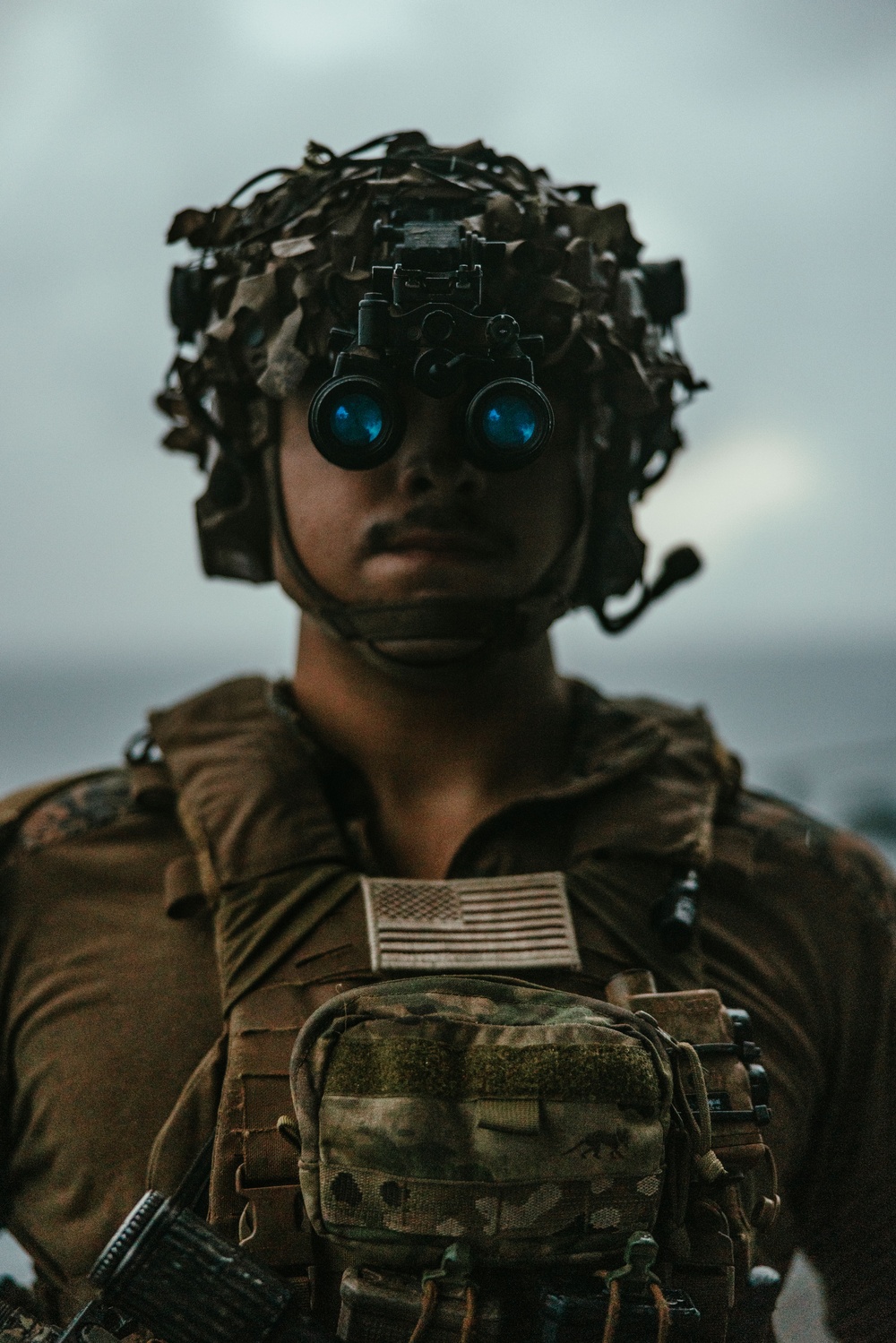 MRF-D 25.3: 2nd. Bn, 1st Marines stand post aboard the USS Miguel Keith