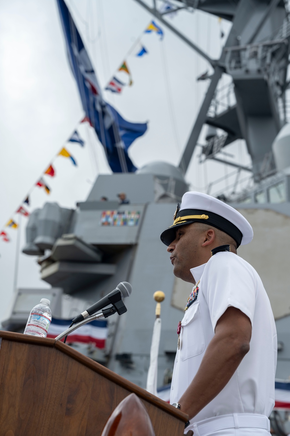 USS McCampbell (DDG 85) Conducts Change of Command Ceremony at CFAY
