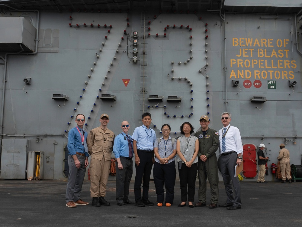 George Washington Hosts Tour for Japanese Ministry of Foreign Affairs