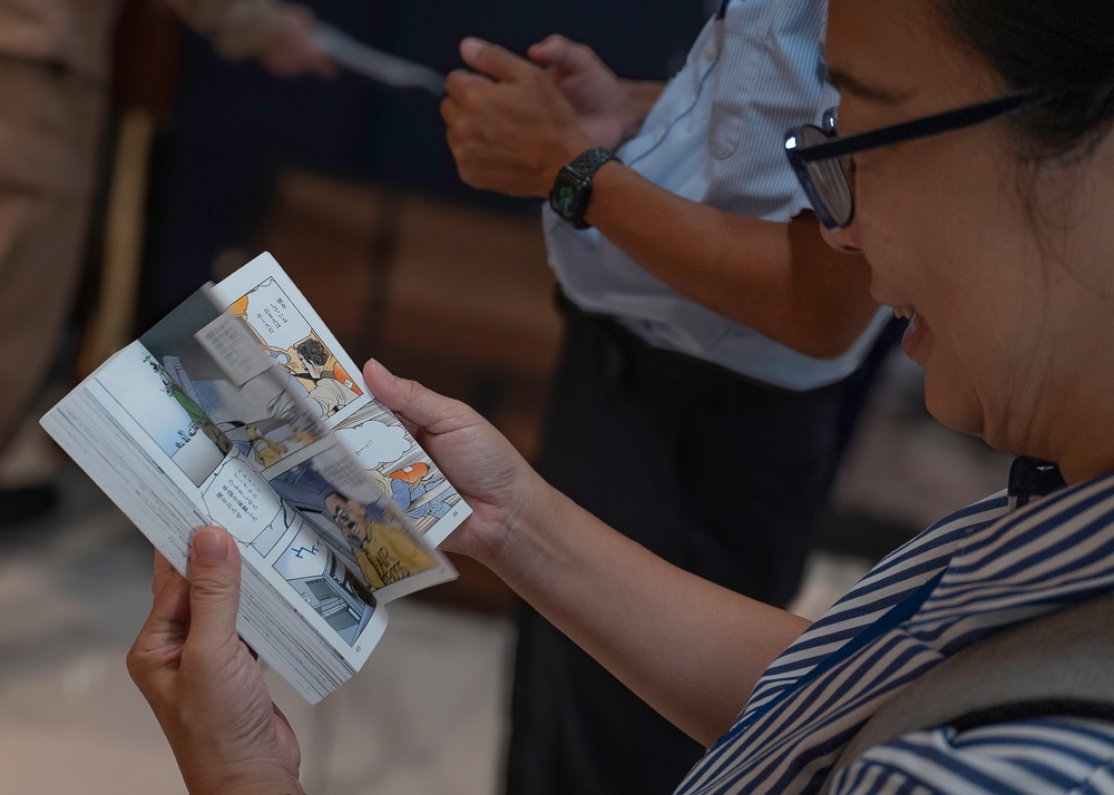 George Washington Hosts Tour for Japanese Ministry of Foreign Affairs