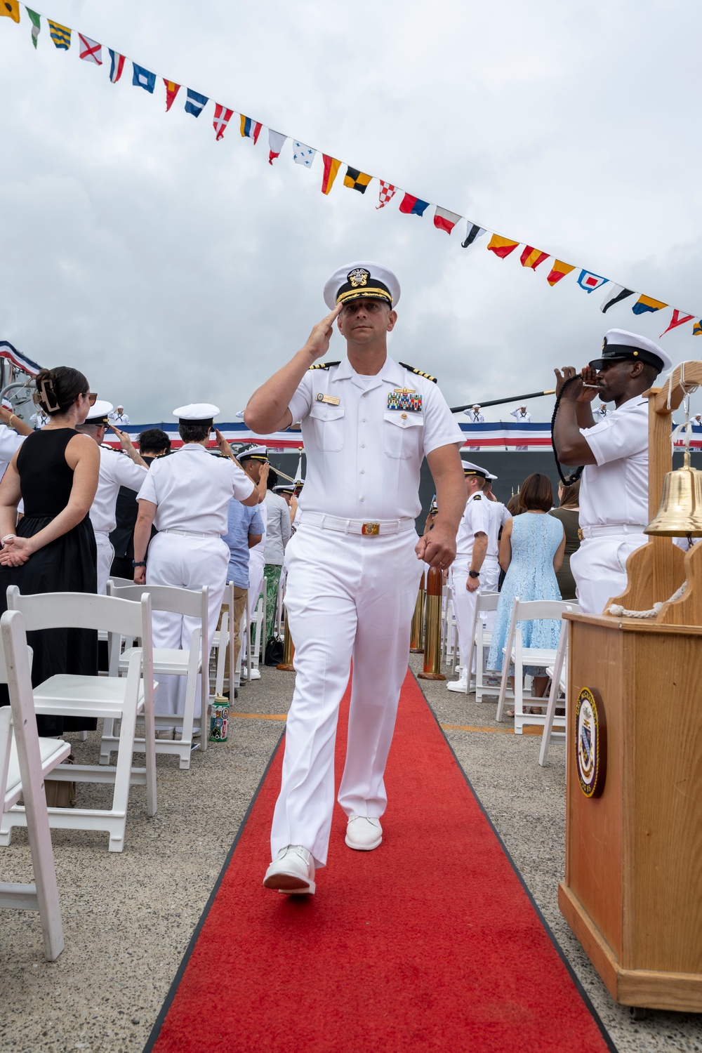 USS McCampbell (DDG 85) Conducts Change of Command Ceremony at CFAY