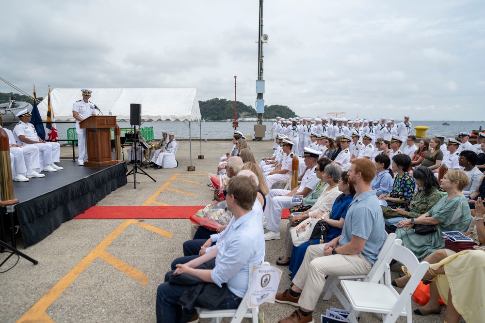 USS McCampbell (DDG 85) Conducts Change of Command Ceremony at CFAY