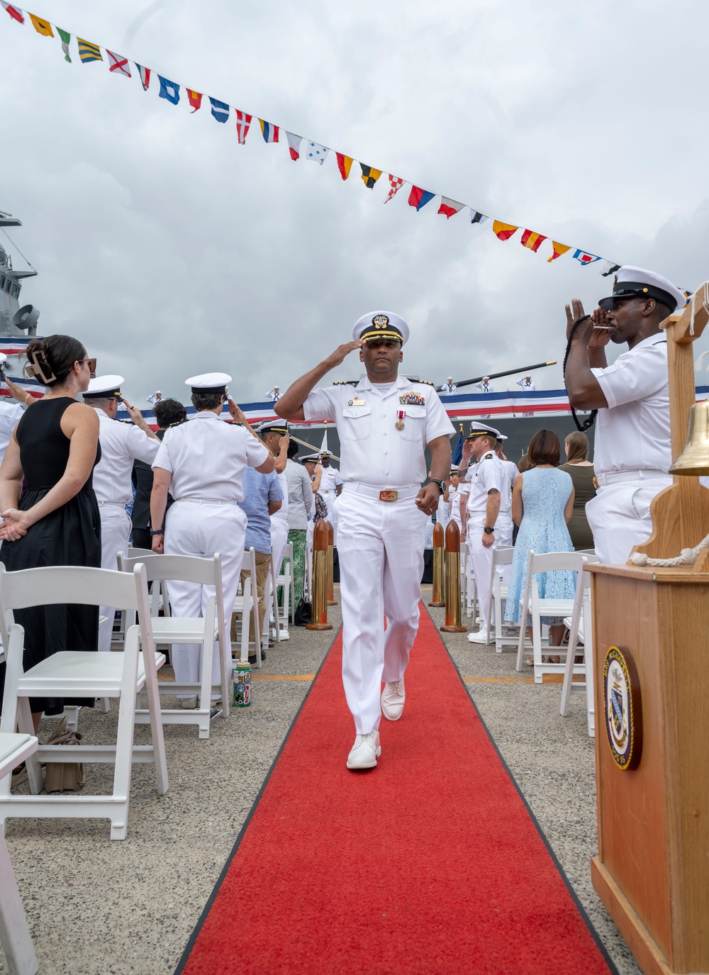 USS McCampbell (DDG 85) Conducts Change of Command Ceremony at CFAY