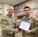 403rd AFSB conducted an awards ceremony recognizing long-term service members and others