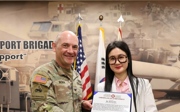 403rd AFSB conducted an awards ceremony recognizing long-term service members and others