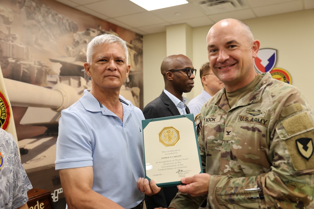 403rd AFSB conducted an awards ceremony recognizing long-term service members and others