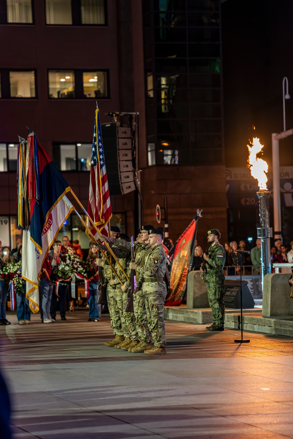 Eindhoven Torchlight Procession Marks 81 Years Since Liberation During Operation Market Garden