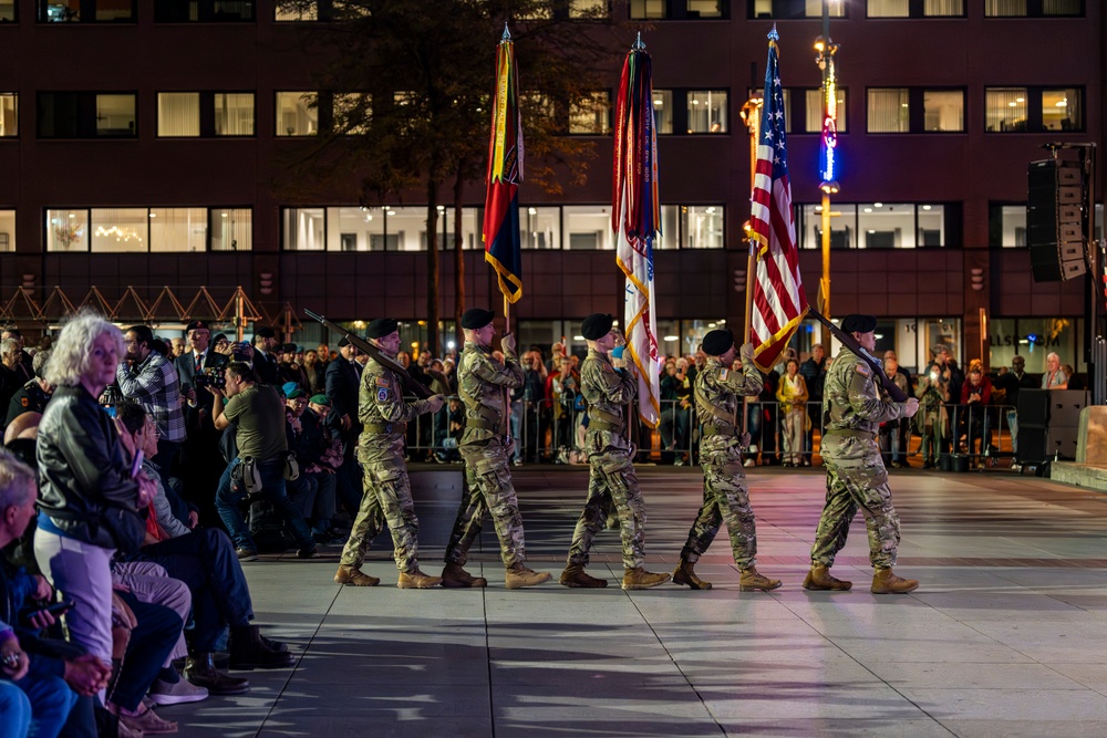 Eindhoven Torchlight Procession Marks 81 Years Since Liberation During Operation Market Garden