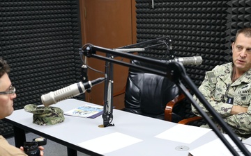 Seabees Join AFN Rota Morning Show to Discuss Flood Recovery Efforts