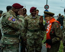 82nd Airborne Market Garden Memorial and Ceremony in Grave, Netherlands.