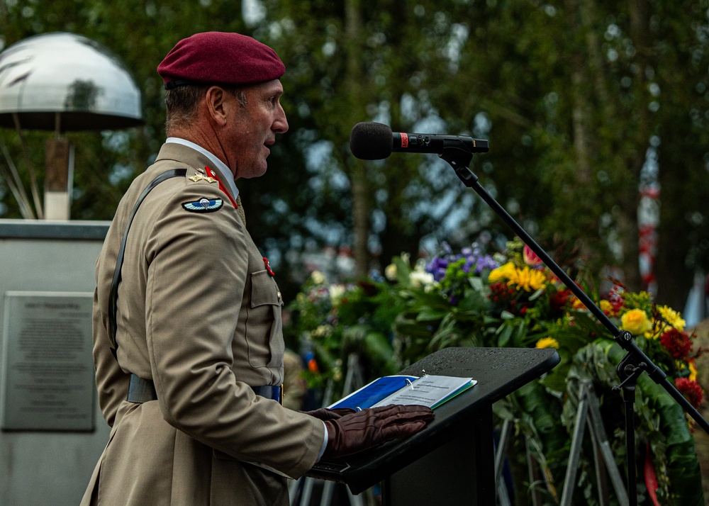 82nd Airborne Market Garden Memorial and Ceremony in Grave, Netherlands.