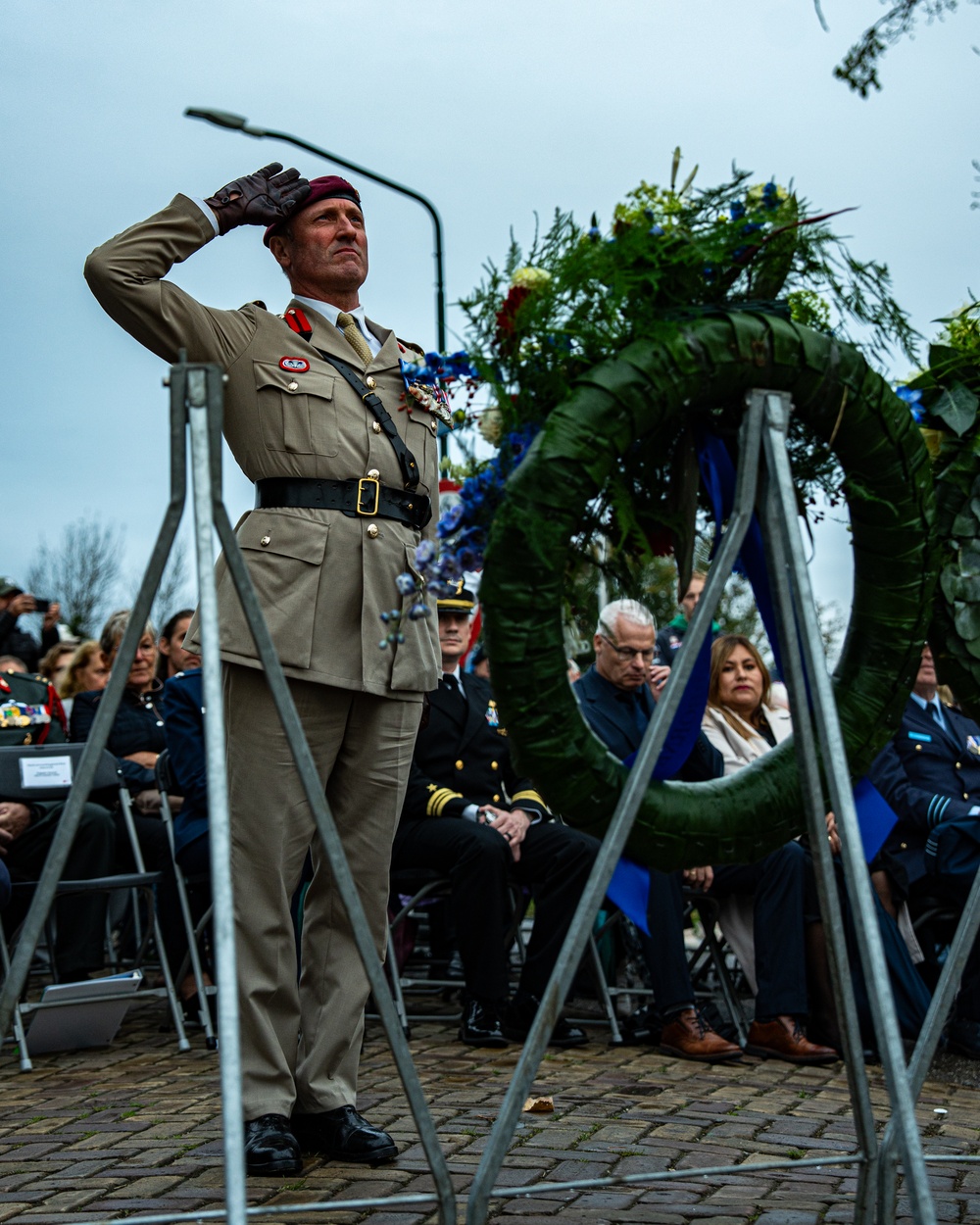 82nd Airborne Market Garden Memorial and Ceremony in Grave, Netherlands.