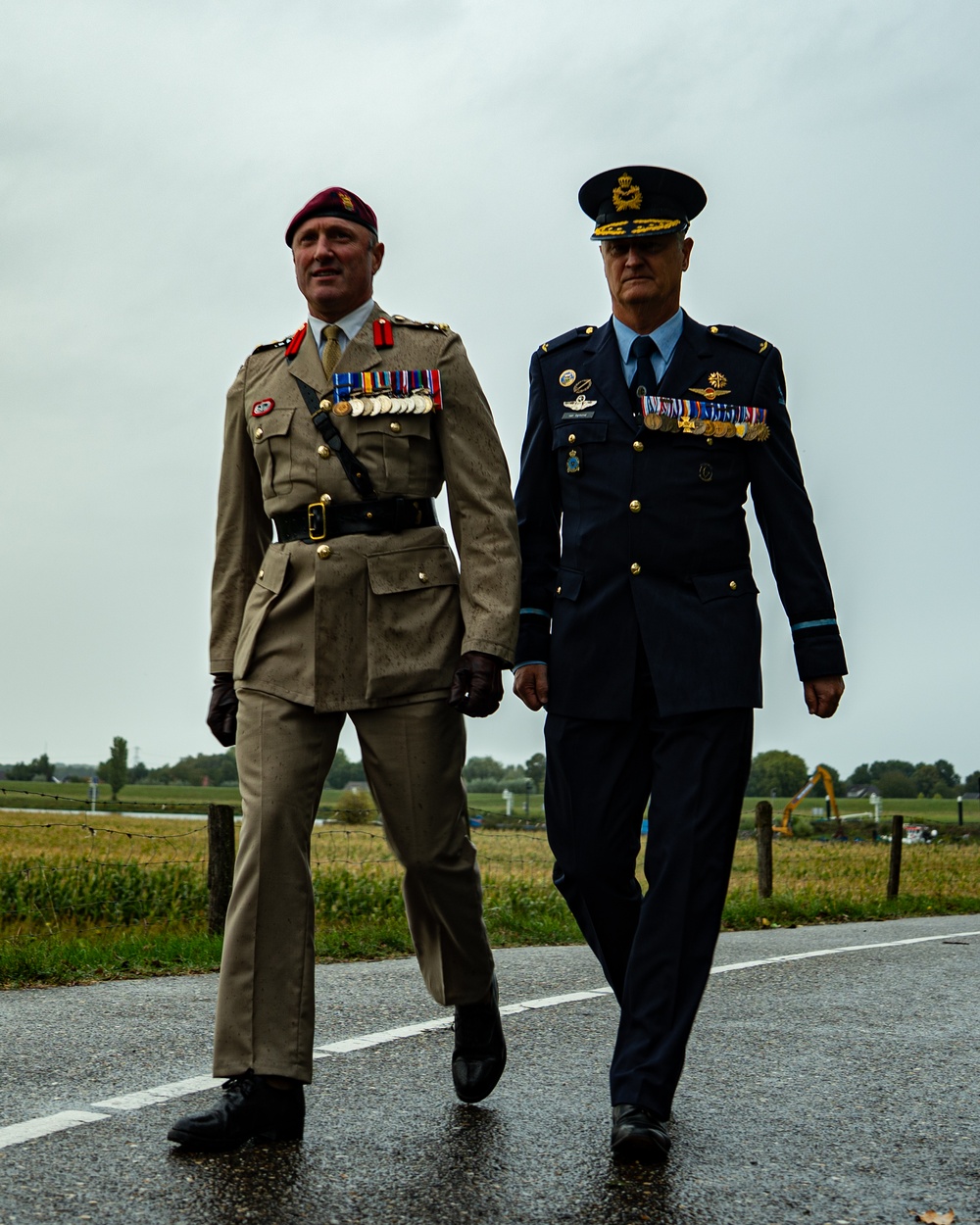 82nd Airborne Market Garden Memorial and Ceremony in Grave, Netherlands.
