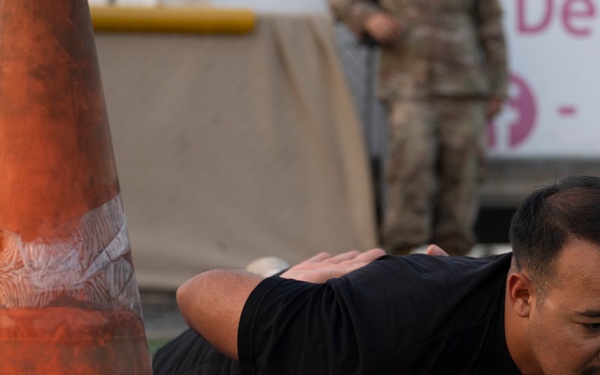 US service members participate in German Armed Forces Proficiency Badge course