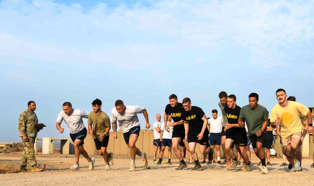 US service members participate in German Armed Forces Proficiency Badge course