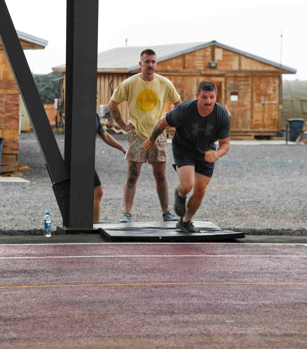 US service members participate in German Armed Forces Proficiency Badge course