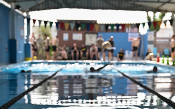 US service members participate in German Armed Forces Proficiency Badge course
