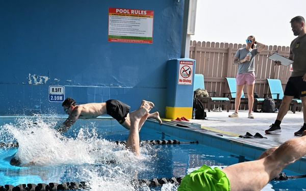 US service members participate in German Armed Forces Proficiency Badge course